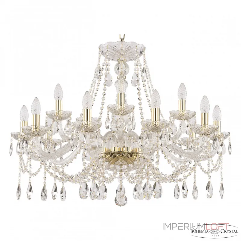 Подвесная люстра Bohemia Ivele Crystal 107 107/10+5/300 G Подвесная люстра Bohemia Ivele Crystal 107 107/10+5/300 G