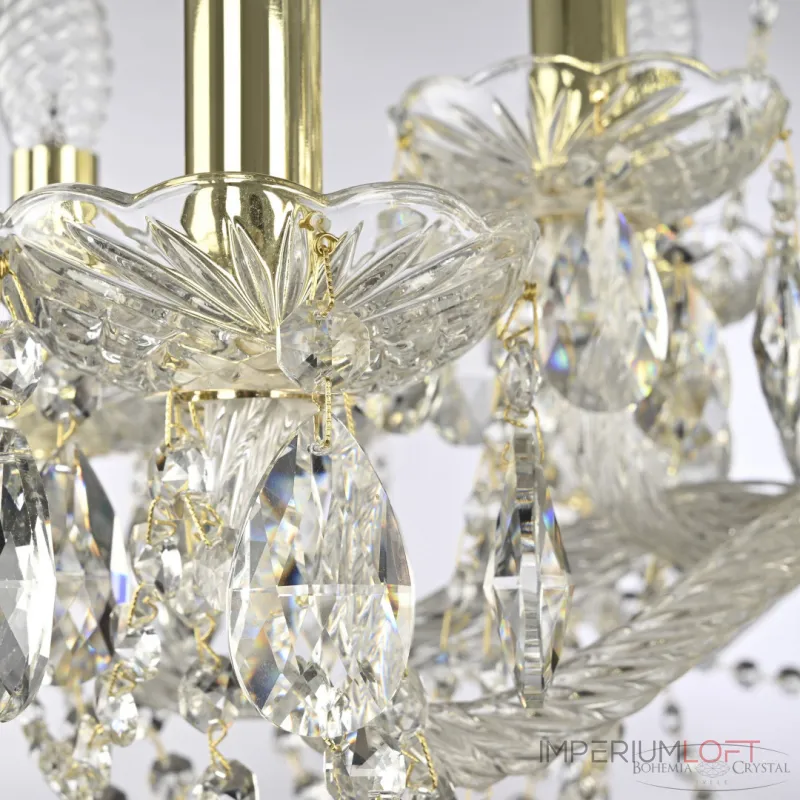 Подвесная люстра Bohemia Ivele Crystal 119 119/10+5/240 G