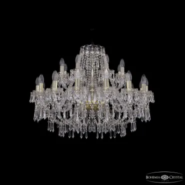 Подвесная люстра Bohemia Ivele Crystal 1403 1403/16+8/300 G