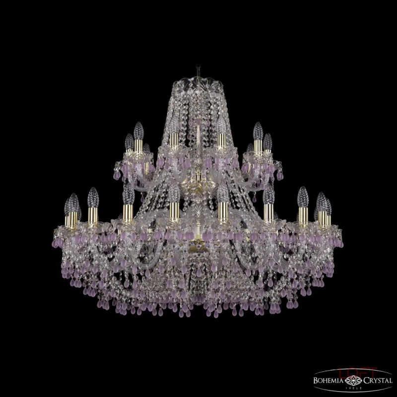Подвесная люстра Bohemia Ivele Crystal 1410 1410/20+10/360/2d G V7010