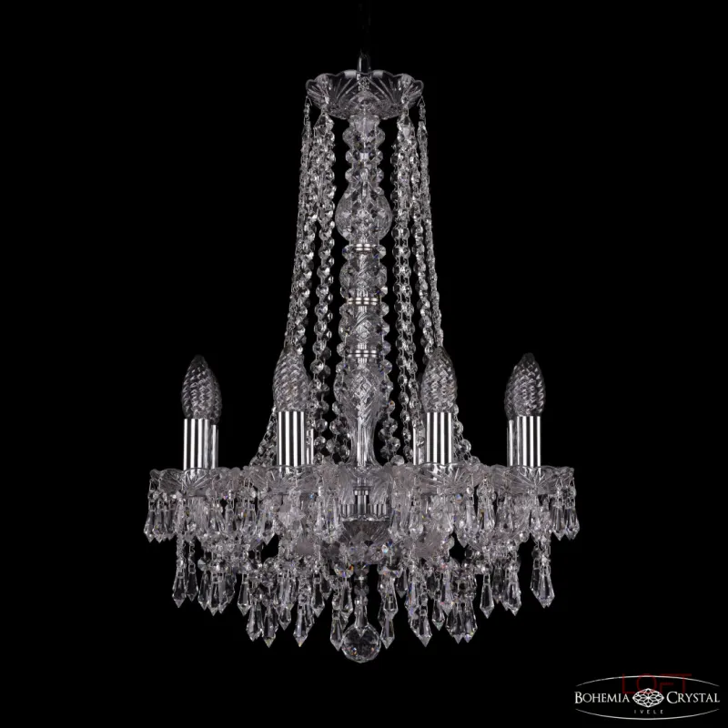 Подвесная люстра Bohemia Ivele Crystal 1403 1403/8/141/h-59 Ni Подвесная люстра Bohemia Ivele Crystal 1403 1403/8/141/h-59 Ni