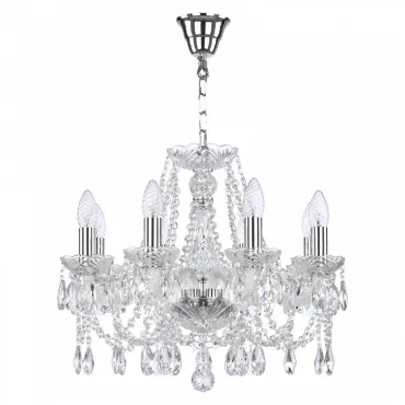 Подвесная люстра Bohemia Ivele Crystal 107 107/8/165 Ni