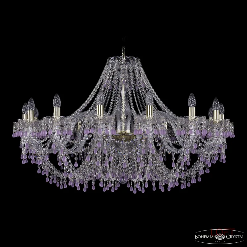 Подвесная люстра Bohemia Ivele Crystal 1410 1410/16/400 G V7010