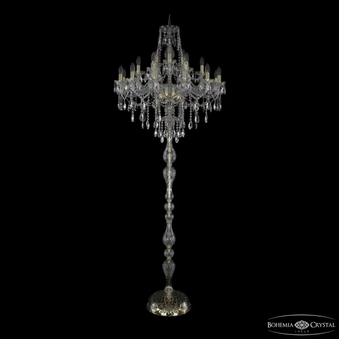 Торшер Bohemia Ivele Crystal 1415 1415T1/12+6+3/300-225 G от ImperiumLoft