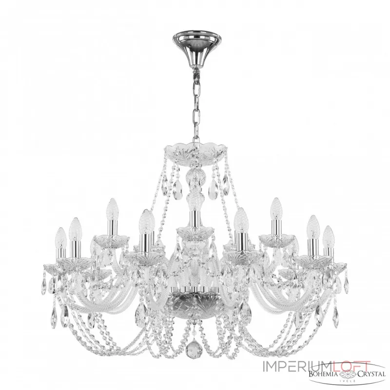 Подвесная люстра Bohemia Ivele Crystal 101 101/10+5/300 Ni Подвесная люстра Bohemia Ivele Crystal 101 101/10+5/300 Ni