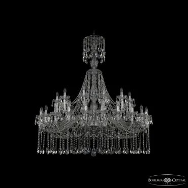 Подвесная люстра Bohemia Ivele Crystal 1413 1413/24+12/530/XL-160 Ni