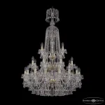 Подвесная люстра Bohemia Ivele Crystal 1409 1409/16+8+4/300/XL-130/3d G