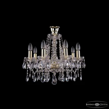 Подвесная люстра Bohemia Ivele Crystal 1413 1413/8/165 G tube