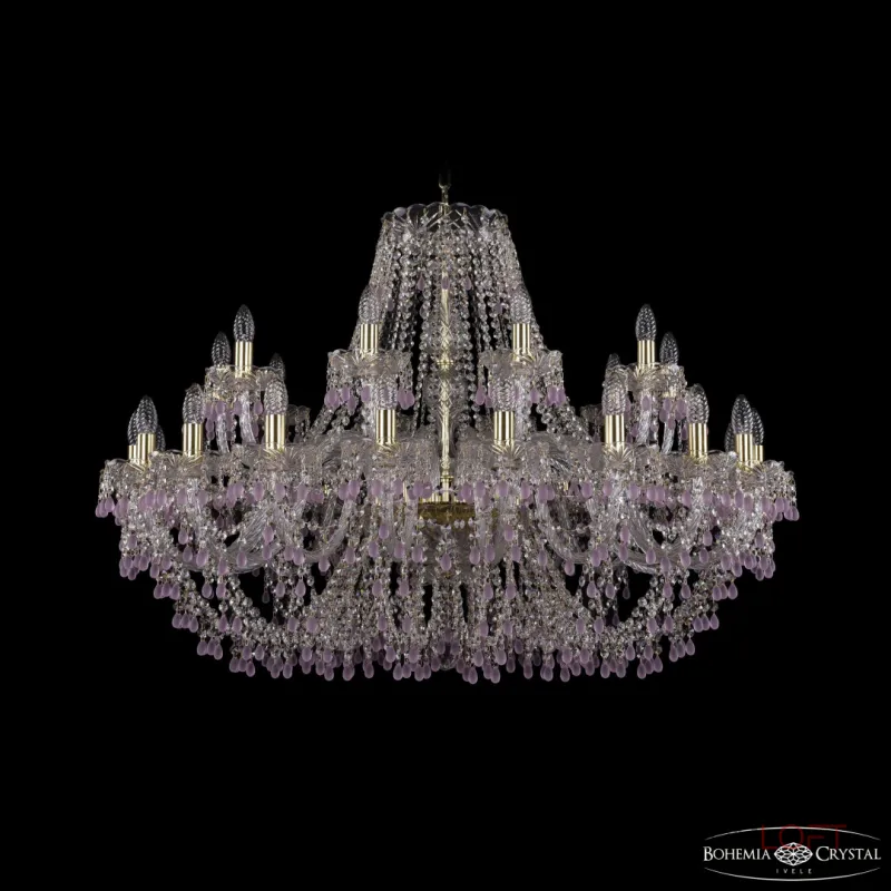 Подвесная люстра Bohemia Ivele Crystal 1410 1410/20+10/400 G V7010 Подвесная люстра Bohemia Ivele Crystal 1410 1410/20+10/400 G V7010