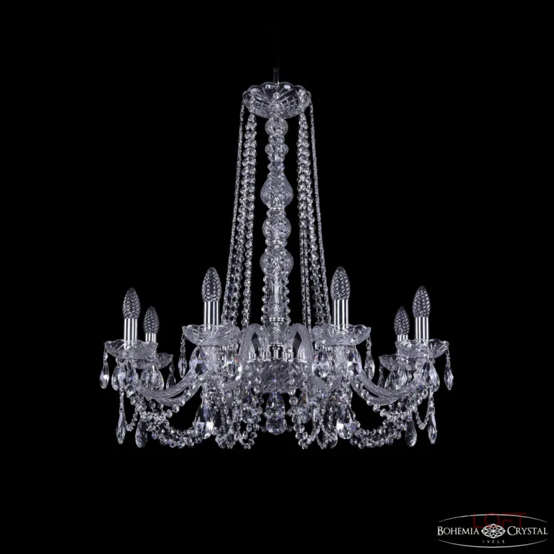 Подвесная люстра Bohemia Ivele Crystal 1402 1402/8/240/h-73 Ni Подвесная люстра Bohemia Ivele Crystal 1402 1402/8/240/h-73 Ni