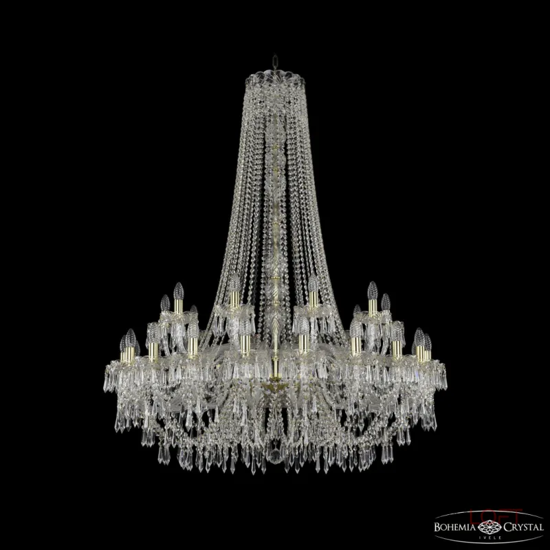 Подвесная люстра Bohemia Ivele Crystal 1403 1403/20+10/400/h-117 G