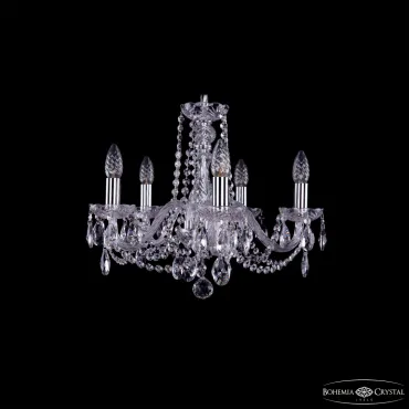 Подвесная люстра Bohemia Ivele Crystal 1402 1402/5/160 Ni