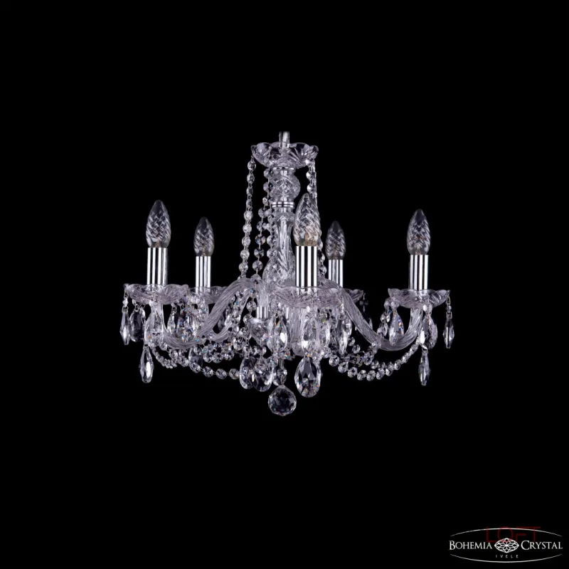 Подвесная люстра Bohemia Ivele Crystal 1402 1402/5/160 Ni
