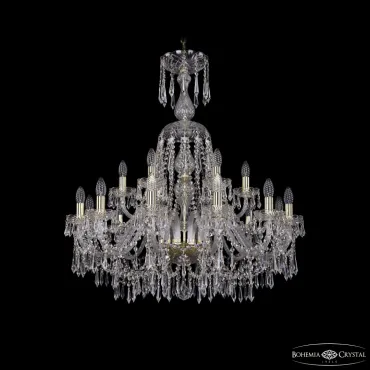 Подвесная люстра Bohemia Ivele Crystal 1403 1403/12+6/300/XL-95 G