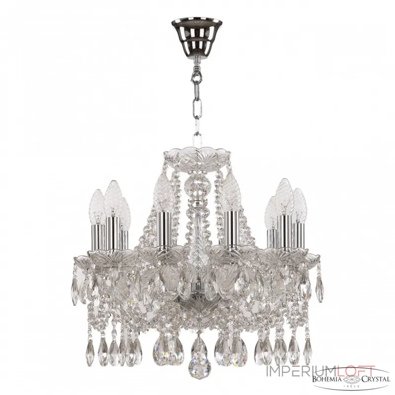 Подвесная люстра Bohemia Ivele Crystal 107 107/10/141 Ni Подвесная люстра Bohemia Ivele Crystal 107 107/10/141 Ni