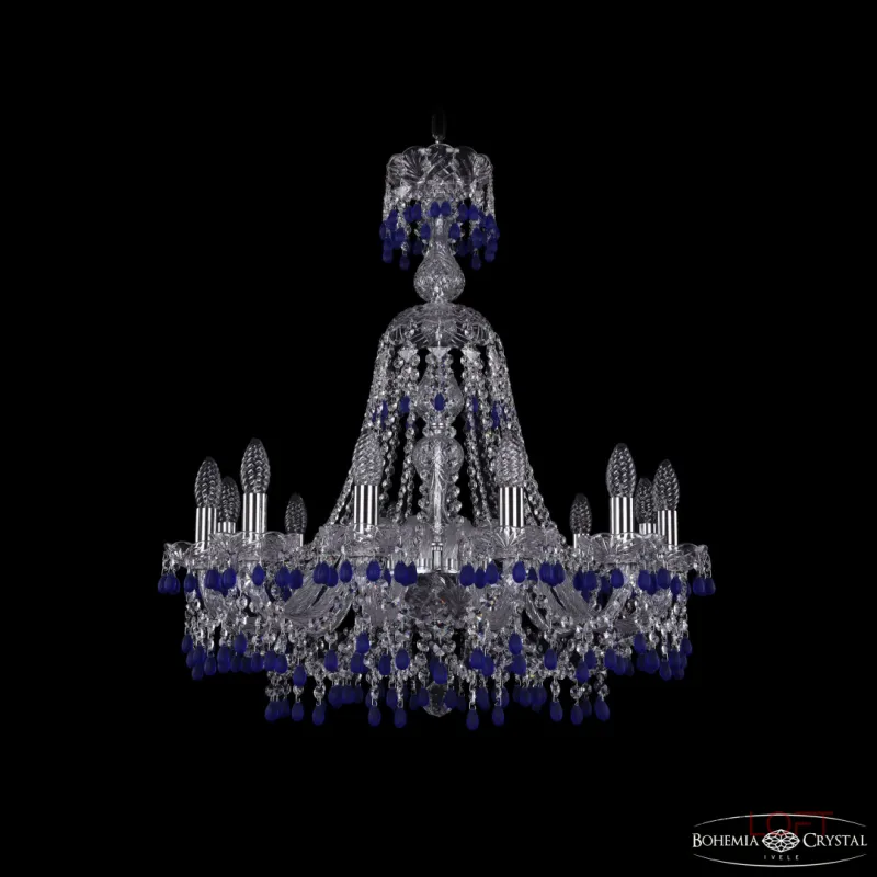 Подвесная люстра Bohemia Ivele Crystal 1410 1410/12/240/XL-74 Ni V3001