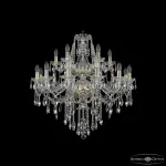 Подвесная люстра Bohemia Ivele Crystal 1415 1415/12+6/300/2d G