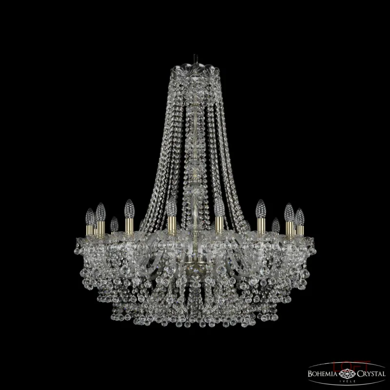 Подвесная люстра Bohemia Ivele Crystal 1409 1409/16/360/h-96 Pa