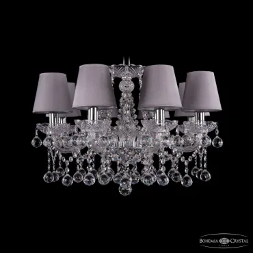 Подвесная люстра Bohemia Ivele Crystal 1413 1413/8/200 Ni Balls SH24 Подвесная люстра Bohemia Ivele Crystal 1413 1413/8/200 Ni Balls SH24