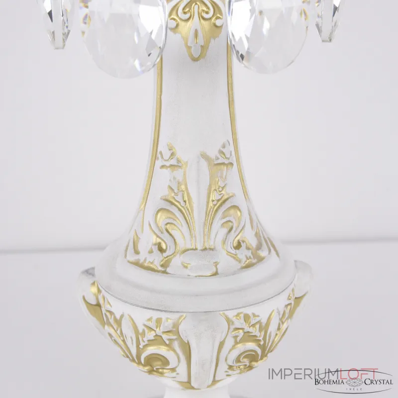 Настольная лампа Bohemia Ivele Crystal AL7801 AL78100L/1-32 WMG Настольная лампа Bohemia Ivele Crystal AL7801 AL78100L/1-32 WMG