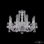Подвесная люстра Bohemia Ivele Crystal 1402 1402/8/160 Ni