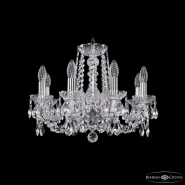 Подвесная люстра Bohemia Ivele Crystal 1402 1402/8/160 Ni