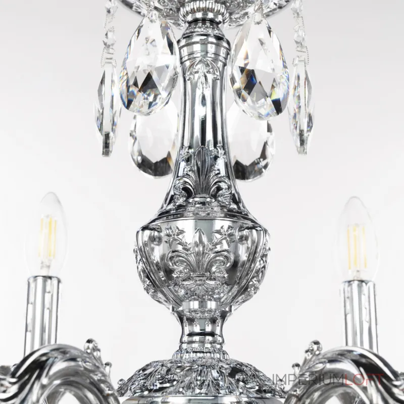 Подвесная люстра Bohemia Ivele Crystal AL7901 AL79101/6/175 B Ni Подвесная люстра Bohemia Ivele Crystal AL7901 AL79101/6/175 B Ni