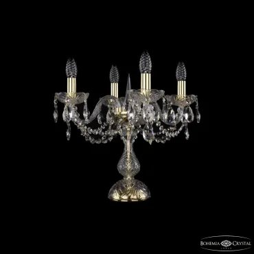 Настольная лампа Bohemia Ivele Crystal 1402 1402L/4/141-39 G