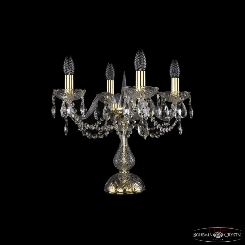 Настольная лампа Bohemia Ivele Crystal 1402 1402L/4/141-39 G