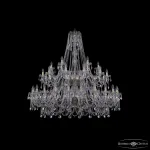 Подвесная люстра Bohemia Ivele Crystal 1411 1411/24+12+6/530/2d G