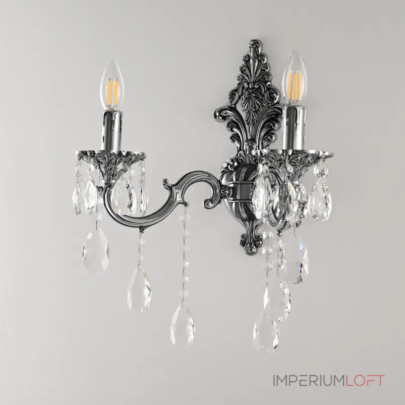 Бра Bohemia Ivele Crystal AL7801 AL7801B14/2/175 B NB