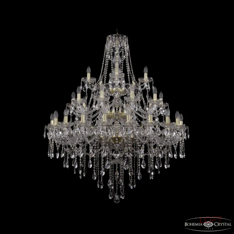Подвесная люстра Bohemia Ivele Crystal 1415 1415/20+10+5/400/3d Ni Подвесная люстра Bohemia Ivele Crystal 1415 1415/20+10+5/400/3d Ni