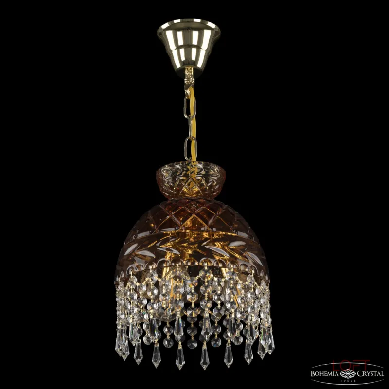 Подвесной светильник Bohemia Ivele Crystal 5478 5478/22 G Amber/M-1F Drops