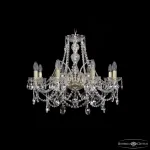 Подвесная люстра Bohemia Ivele Crystal 1411 1411/8/240 G