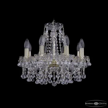 Подвесная люстра Bohemia Ivele Crystal 1409 1409/8/141 G Подвесная люстра Bohemia Ivele Crystal 1409 1409/8/141 G