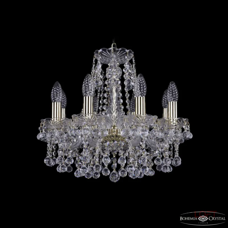 Подвесная люстра Bohemia Ivele Crystal 1409 1409/8/141 G