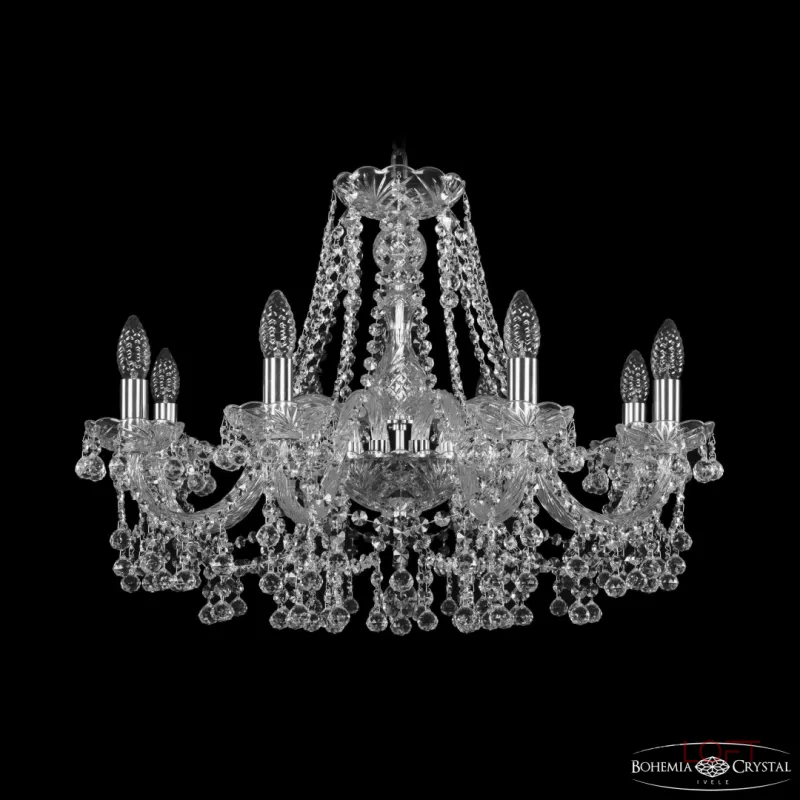 Подвесная люстра Bohemia Ivele Crystal 1409 1409/8/240 Ni