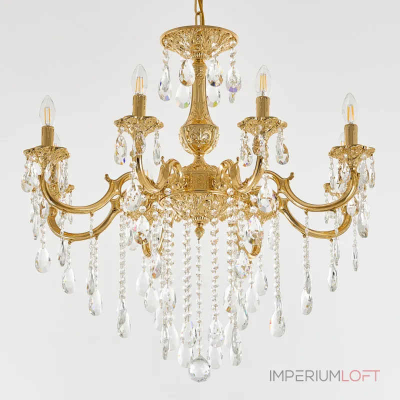 Подвесная люстра Bohemia Ivele Crystal AL7801 AL78101/8/250 B G Подвесная люстра Bohemia Ivele Crystal AL7801 AL78101/8/250 B G