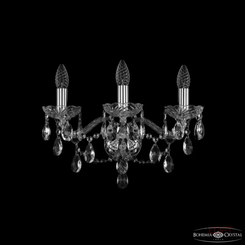 Бра Bohemia Ivele Crystal 1415 1415B/3/165 Ni Бра Bohemia Ivele Crystal 1415 1415B/3/165 Ni