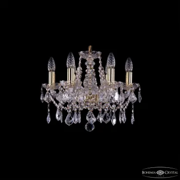 Подвесная люстра Bohemia Ivele Crystal 1413 1413/6/141 G Leafs