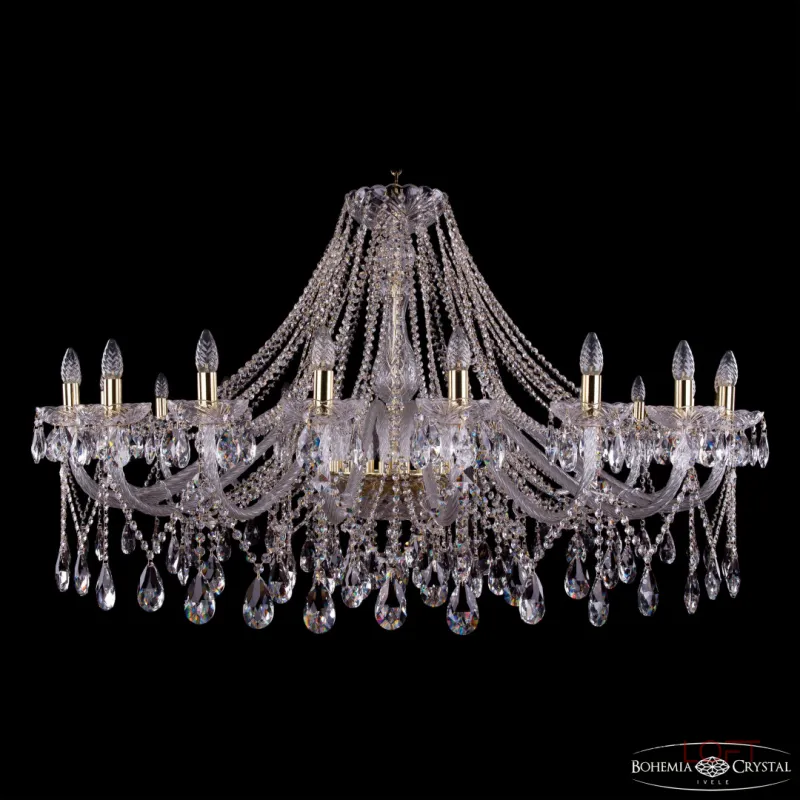 Подвесная люстра Bohemia Ivele Crystal 1413 1413/20/530 G