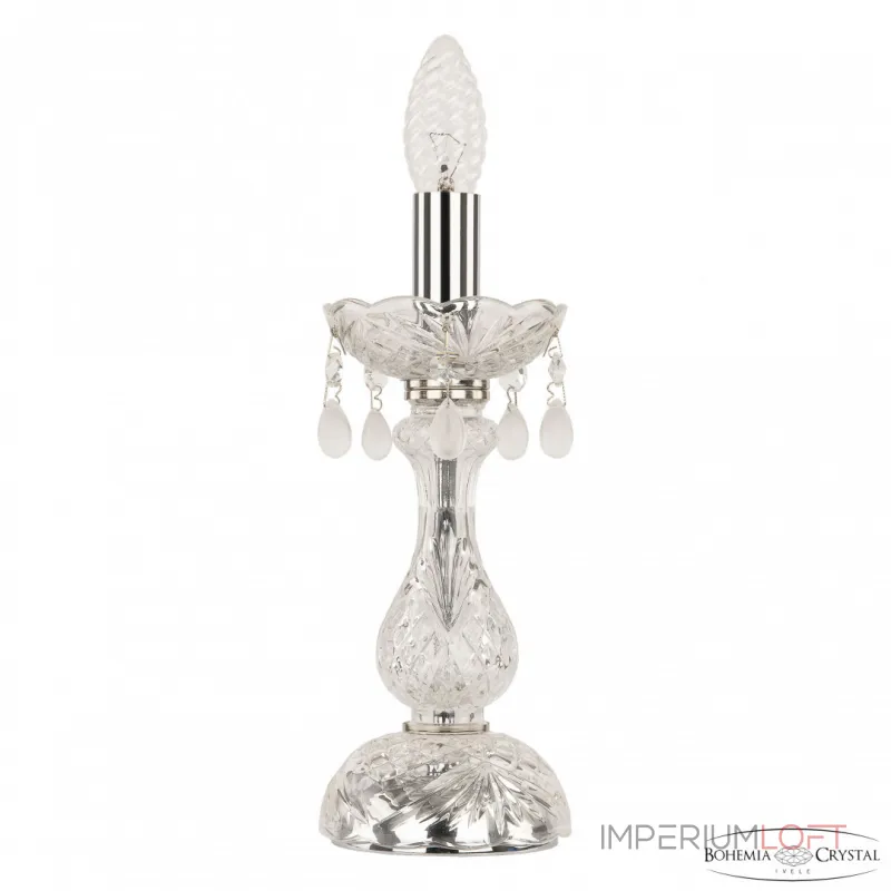 Настольная лампа Bohemia Ivele Crystal 112 112L/1-27 Ni V0300