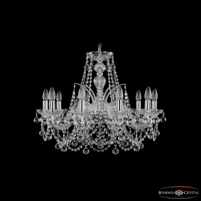 Подвесная люстра Bohemia Ivele Crystal 1411 1411/10/240 Ni Balls Подвесная люстра Bohemia Ivele Crystal 1411 1411/10/240 Ni Balls