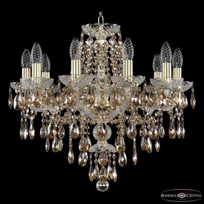 Подвесная люстра Bohemia Ivele Crystal 1415 1415/10/200 G R721