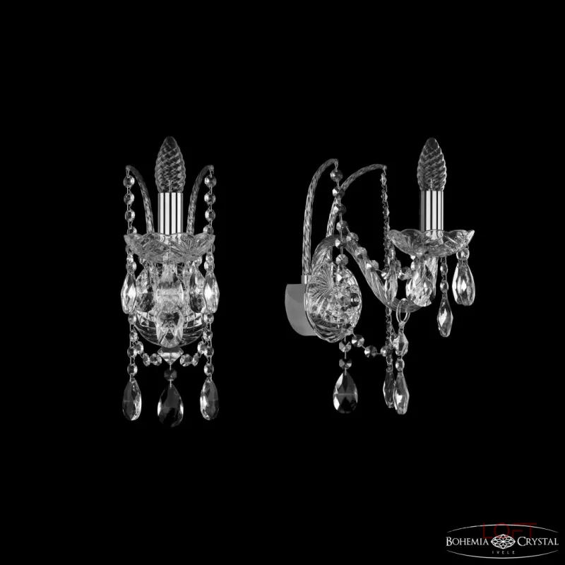 Бра Bohemia Ivele Crystal 1411 1411B/1/160 Ni
