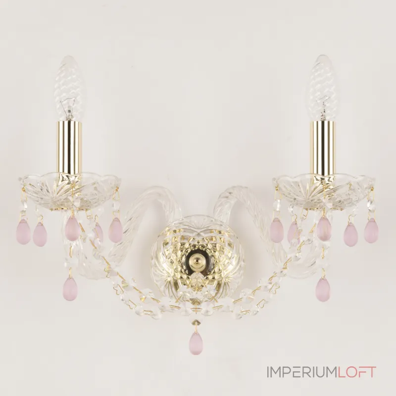 Бра Bohemia Ivele Crystal 112 112B/2/165 G V7010 Бра Bohemia Ivele Crystal 112 112B/2/165 G V7010