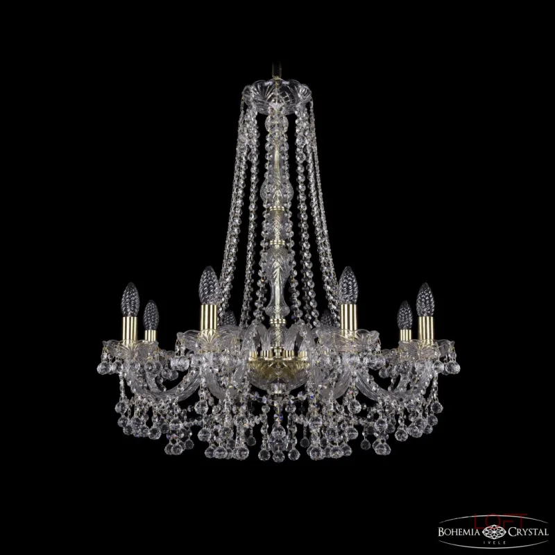 Подвесная люстра Bohemia Ivele Crystal 1409 1409/8/240/h-75 G Подвесная люстра Bohemia Ivele Crystal 1409 1409/8/240/h-75 G