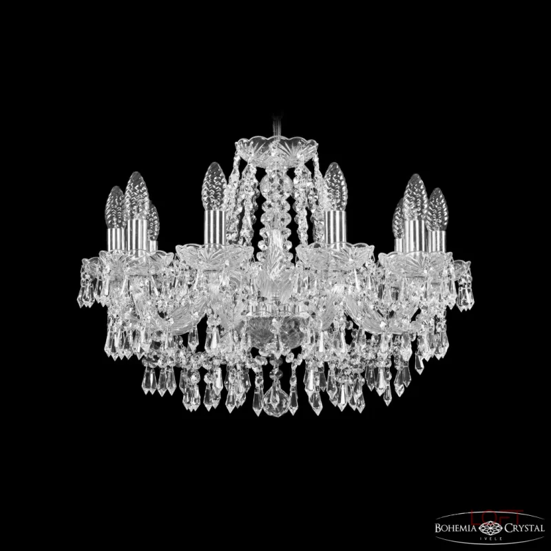 Подвесная люстра Bohemia Ivele Crystal 1403 1403/10/195 Ni Подвесная люстра Bohemia Ivele Crystal 1403 1403/10/195 Ni