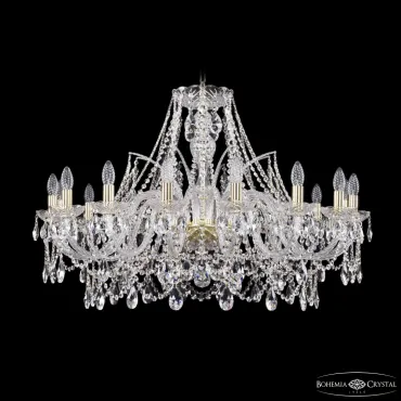 Подвесная люстра Bohemia Ivele Crystal 1411 1411/16/360 G Подвесная люстра Bohemia Ivele Crystal 1411 1411/16/360 G