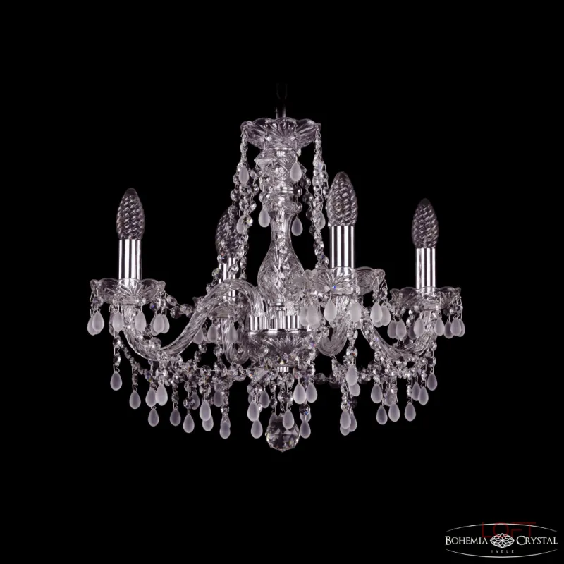 Подвесная люстра Bohemia Ivele Crystal 1410 1410/4/160 Ni V0300 Подвесная люстра Bohemia Ivele Crystal 1410 1410/4/160 Ni V0300